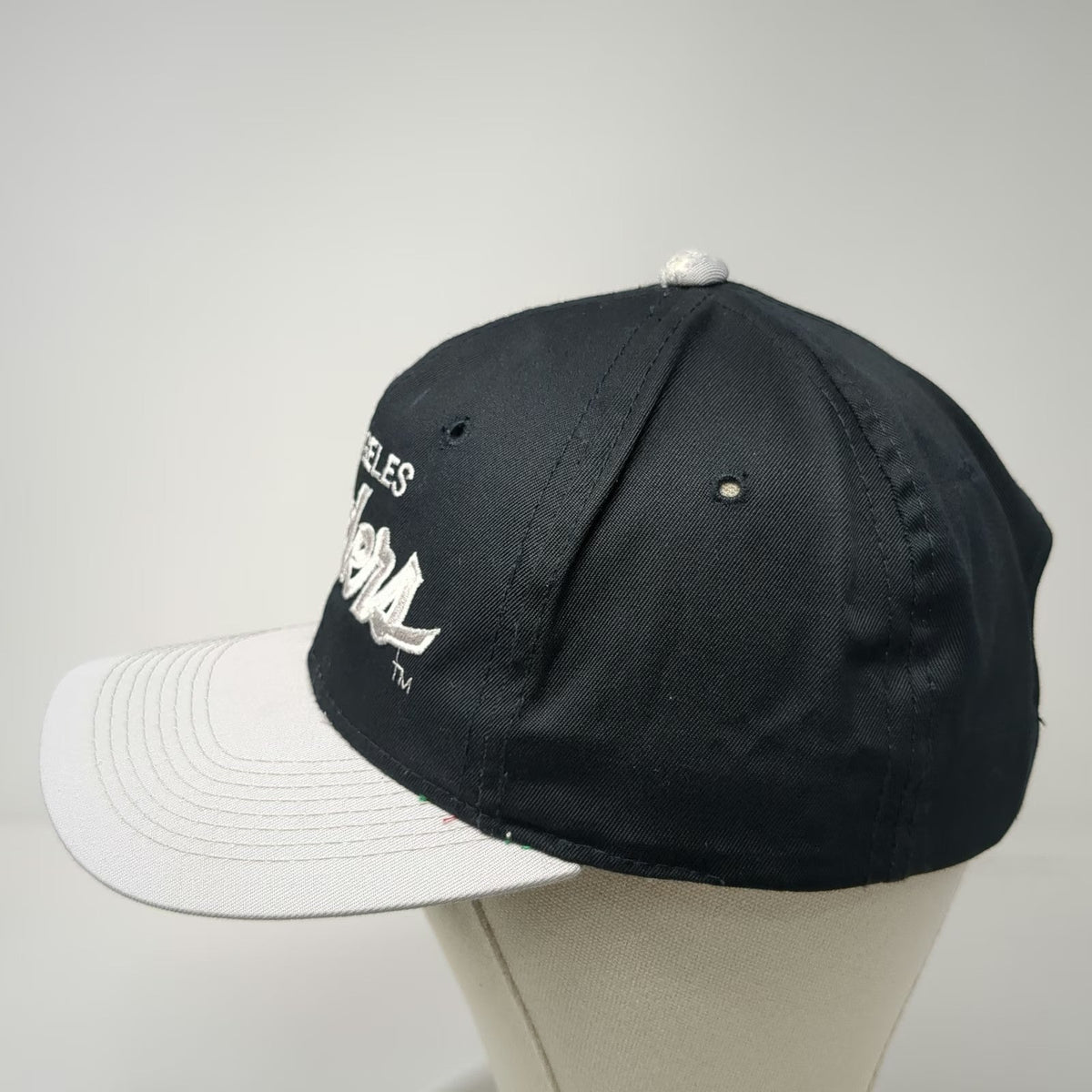 Sports Specialties Los Angeles Raiders NFL Snapback Hat Black OS Green Underbrim