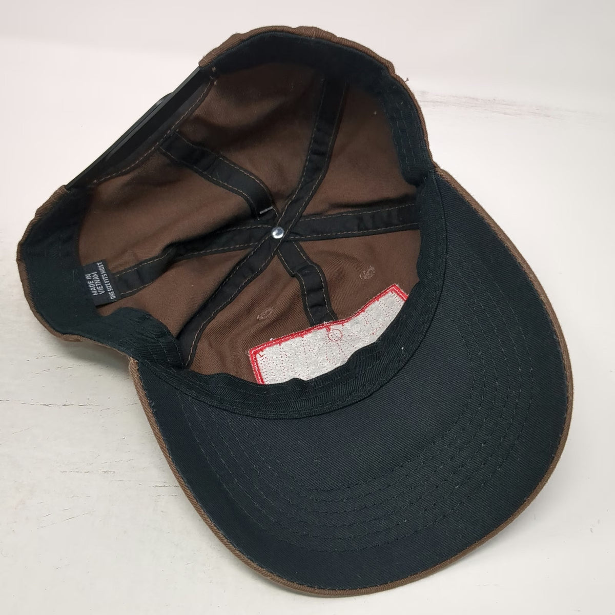 Scheels Snapback Brown One Size Fishing Largemouth Bass Patch Structured Hat