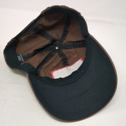Scheels Snapback Brown One Size Fishing Largemouth Bass Patch Structured Hat