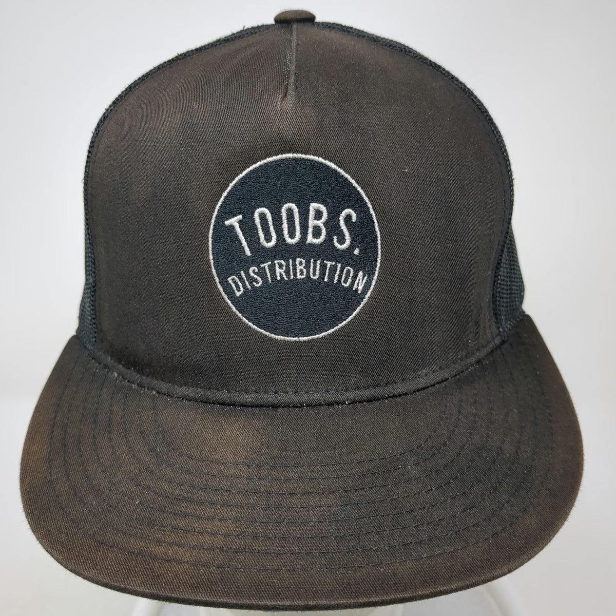 Yupoong Trucker Hat Black One Size Toobs Distribution Mesh Back Snapback Logo