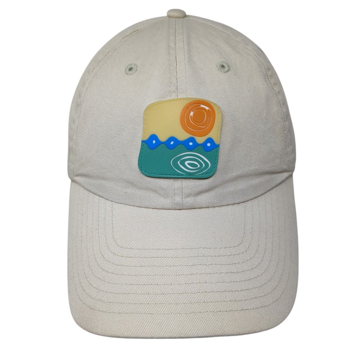 Boise River Festival Patch Slideback Hat Tan One Size Adjustable 6 Panel