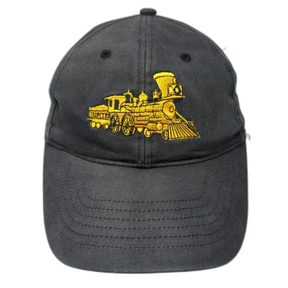 Ultra Club Baseball Cap Black One Size Jupiter Locomotive FMCA Golden Spike Hat