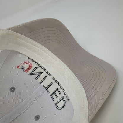 United Concrete Products Trucker Hat Beige One Size Mesh Snapback Structured