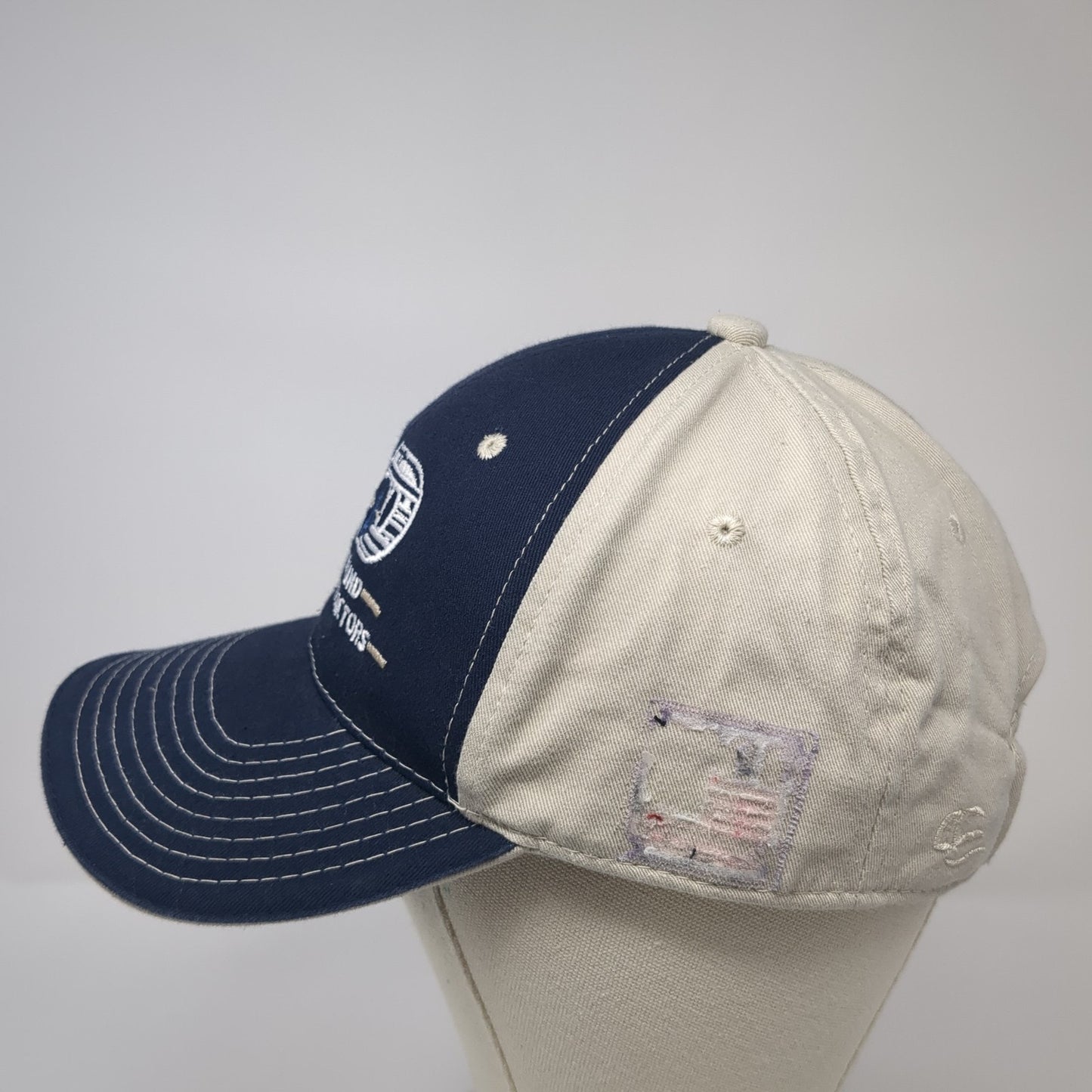 SMD Underground Mining Contractors Strapback Hat Blue One Size Adjustable