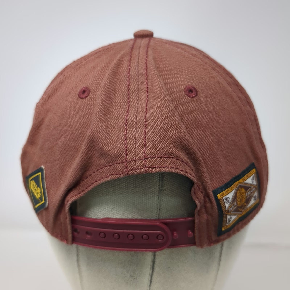 Heroes & Villains Snapback Red One Size Star Wars Mandalorian Mandore Armory Hat