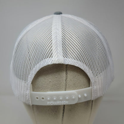 Richardson Trucker Hat Gray One Size Purpose Driven Chiropractic Logo Snapback