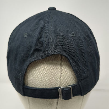 Nike Baseball Cap Black One Size Wilson Maximus Embroidered Swoosh Slideback Hat