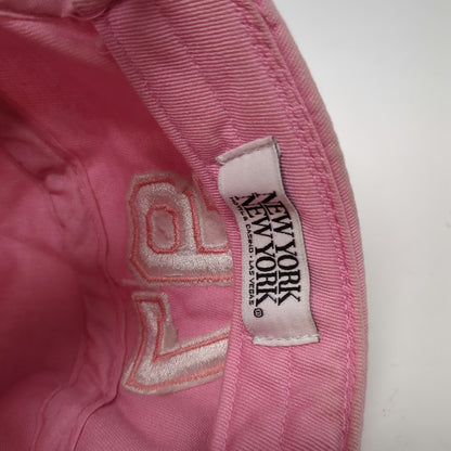 New York Hotel Casino Army Cap Pink One Size 97 Frayed Las Vegas Strapback Hat
