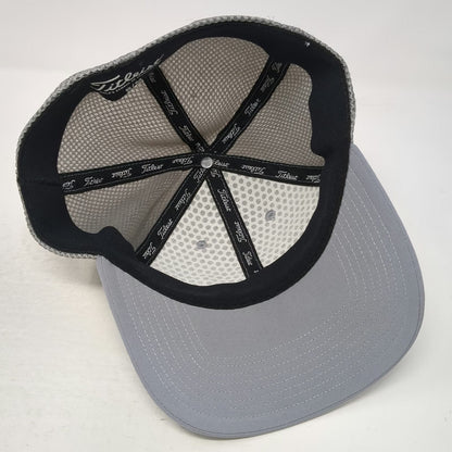 Titleist Baseball Cap Gray M Mesh Performance Golf Hat Pro V1 FootJoy FJ Logo