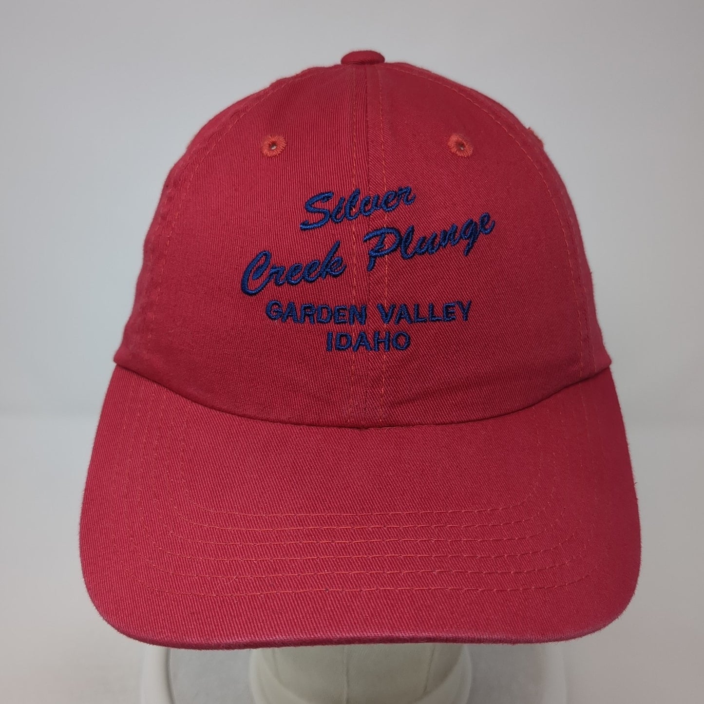 Silver Creek Plunge Garden Valley Idaho Baseball Cap Red One Size Port Authority