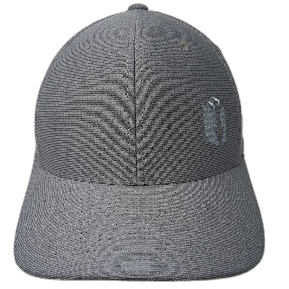 TravisMathew Baseball Cap Gray M Flexfit Performance Embroidered 6-Panel Hat
