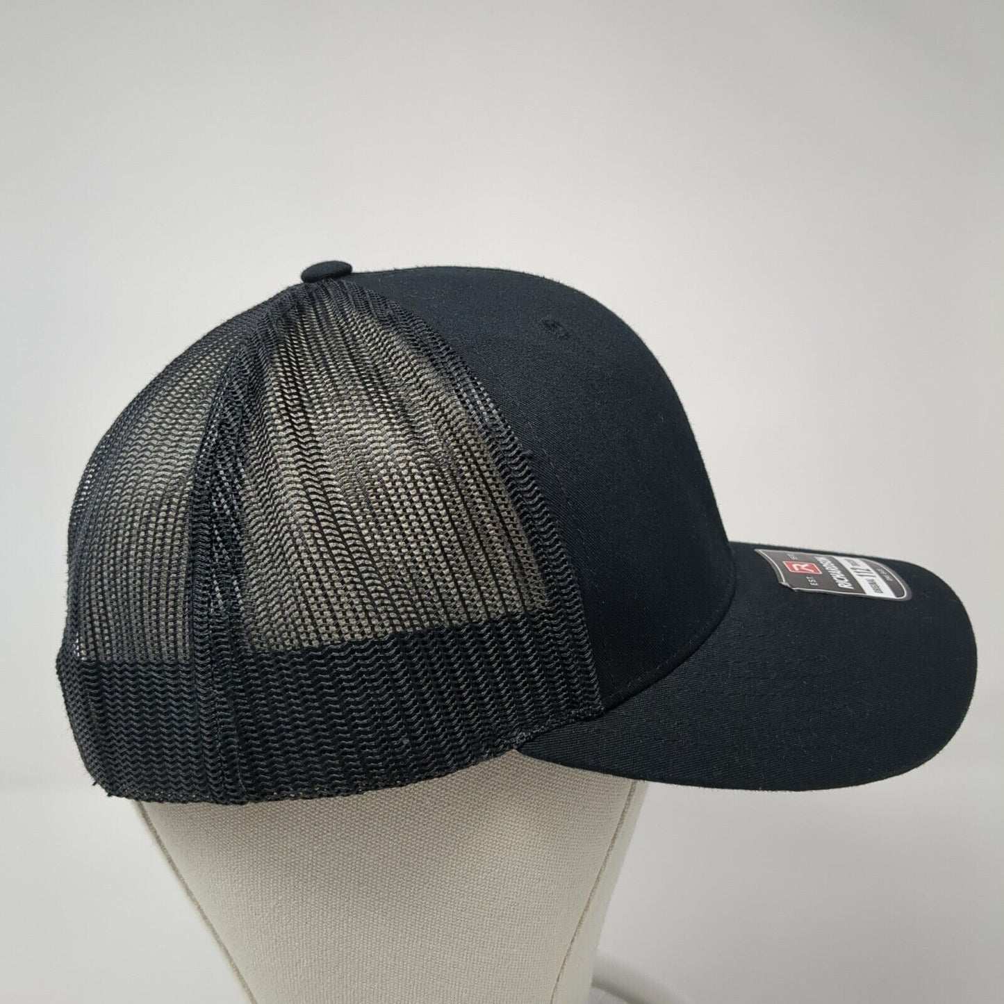 Healthwise Snapback Trucker Hat Black One Size Adjustable Richardson