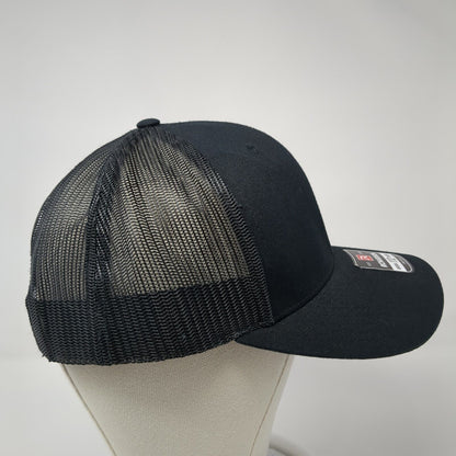 Healthwise Snapback Trucker Hat Black One Size Adjustable Richardson