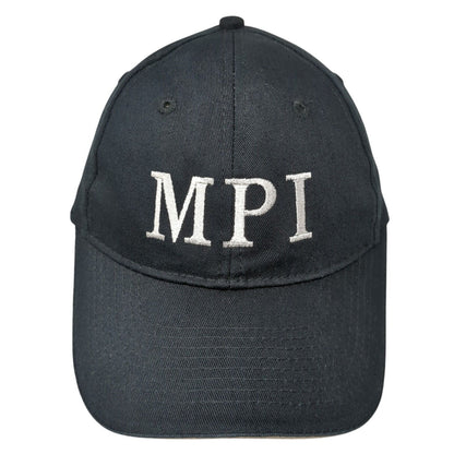 MPI Mercury Plastics Inc Strapback Hat Black One Size Adjustable Port Authority