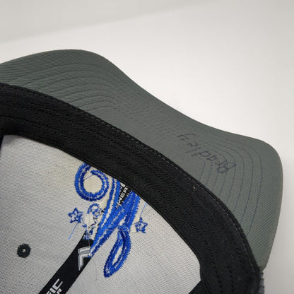 N Boise Fitted Mesh Back Trucker Hat Gray 6 7/8-7 3/8 Pacific Headwear