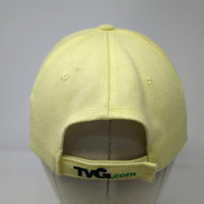 Haskell 2022 TVG Yellow Baseball Cap One Size Strapback Horse Racing Sport Hat