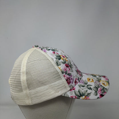 HG Strapback Mesh Back Trucker Hat Multicolor OSFA Floral Print
