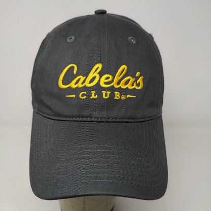 Cabela's Club Men's Slideback Hat Gray OSFM Embroidered Logo