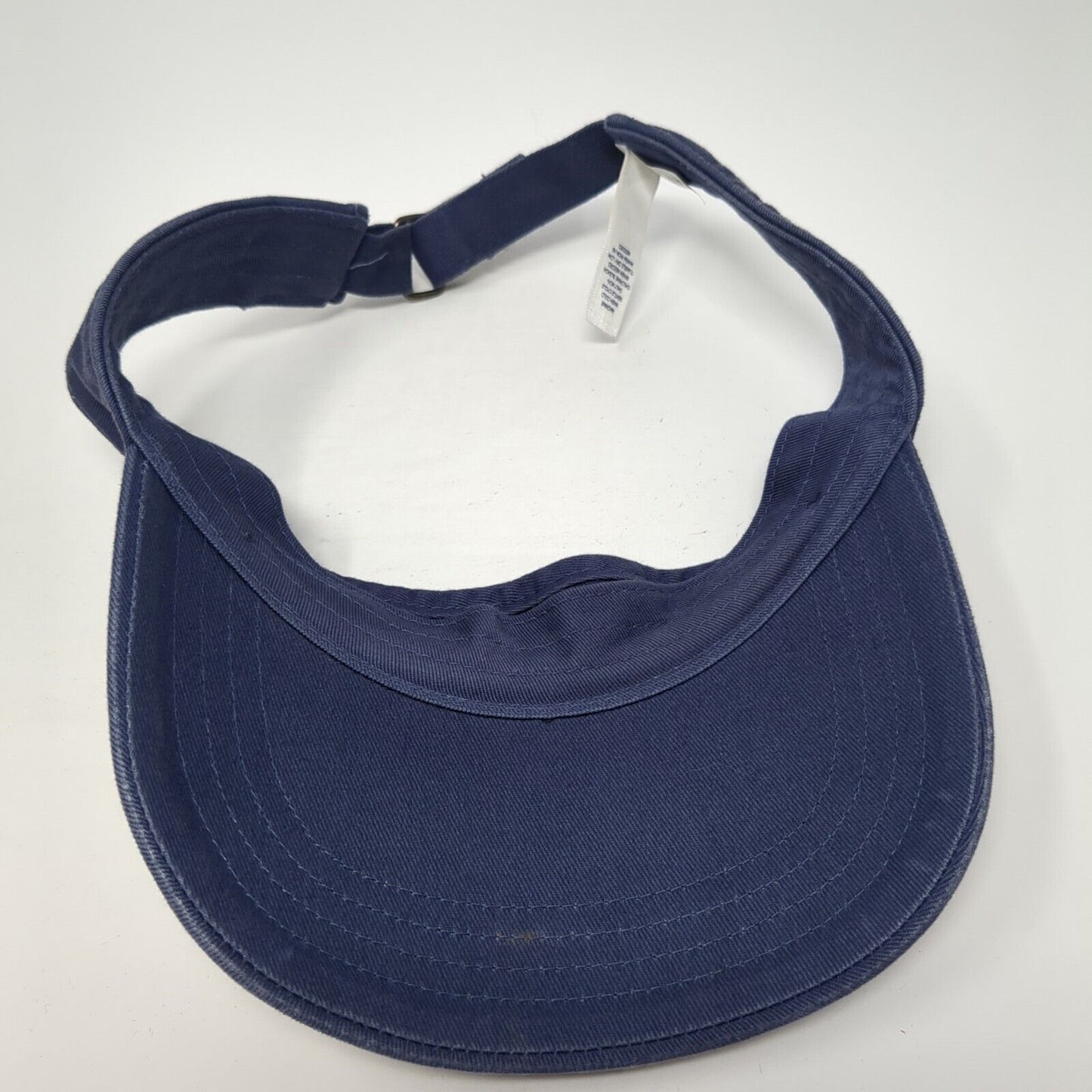 Gap Strapback Sun Visor Hat Blue M/L Adjustable Lightweight Embroidered Cotton