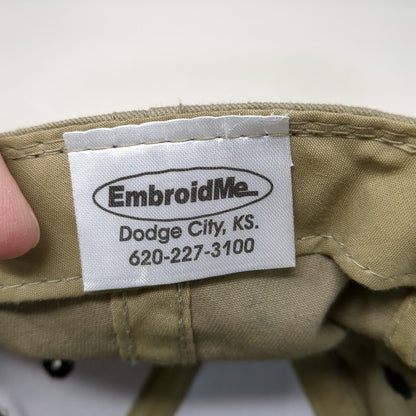 EmbroidMe Baseball Cap Beige Black One Size Roto-Mix Feeding Performance Hat