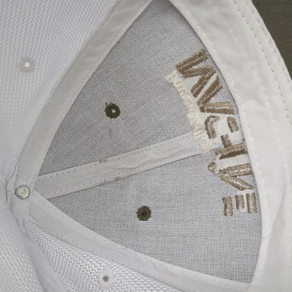 Fahrenheit Baseball Cap Brown White One Size Mesh Strapback Machine Shop Hat