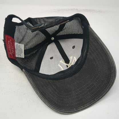 American Needle New York Yankees MLB Baseball Cap Gray One Size Mesh Slideback