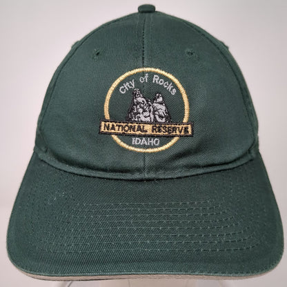 Port & Company Baseball Cap Green One Size City of Rocks National Reserve Hat