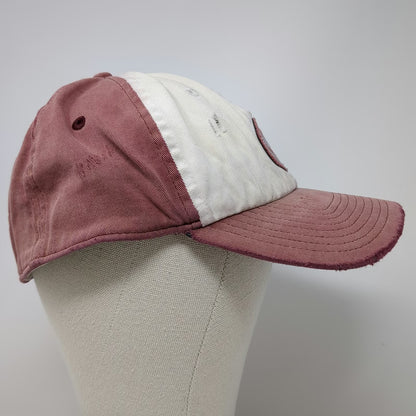 Adidas Baseball Cap Red XL Fitted Trefoil Logo Patch Flex 6-Panel Stretch Hat