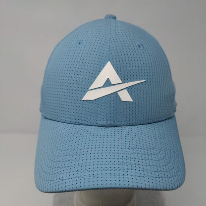 Arctic Cool Strapback Hat Blue OSFM Adjustable Solid 6 Panel Vent Holes