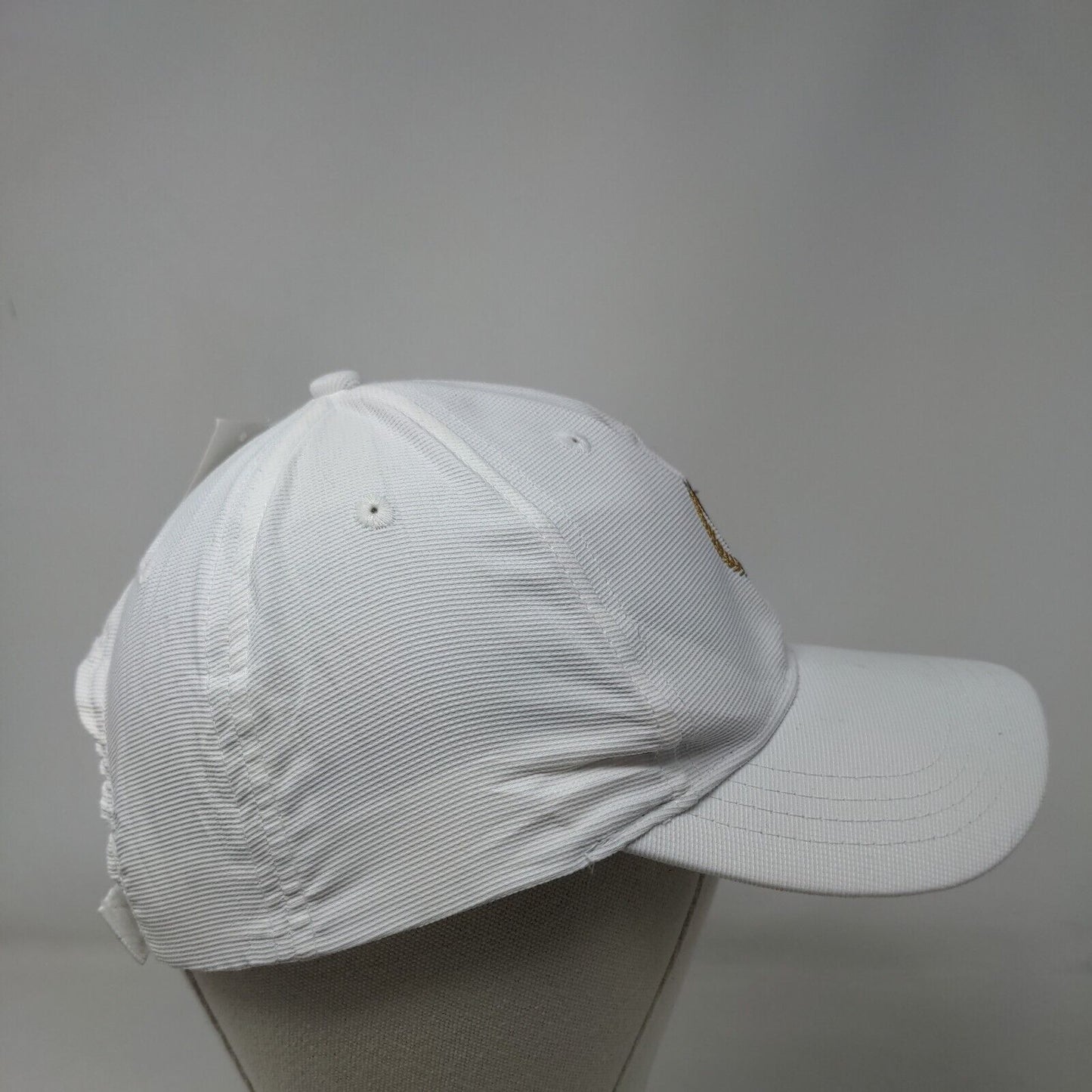 MCC Strapback Hat White OSFA Embroidered Page & Tuttle W/Tags
