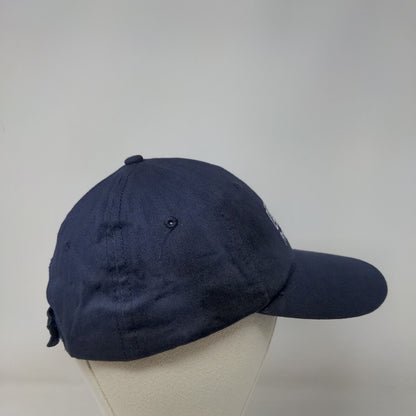 Lowe's Pro Services Strapback Hat Blue OSFA Embroidered Solid 6 Panel