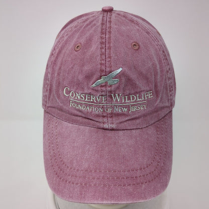 Conserve Wildlife Foundation of New Jersey Slideback Hat Red OS Adjustable Adams