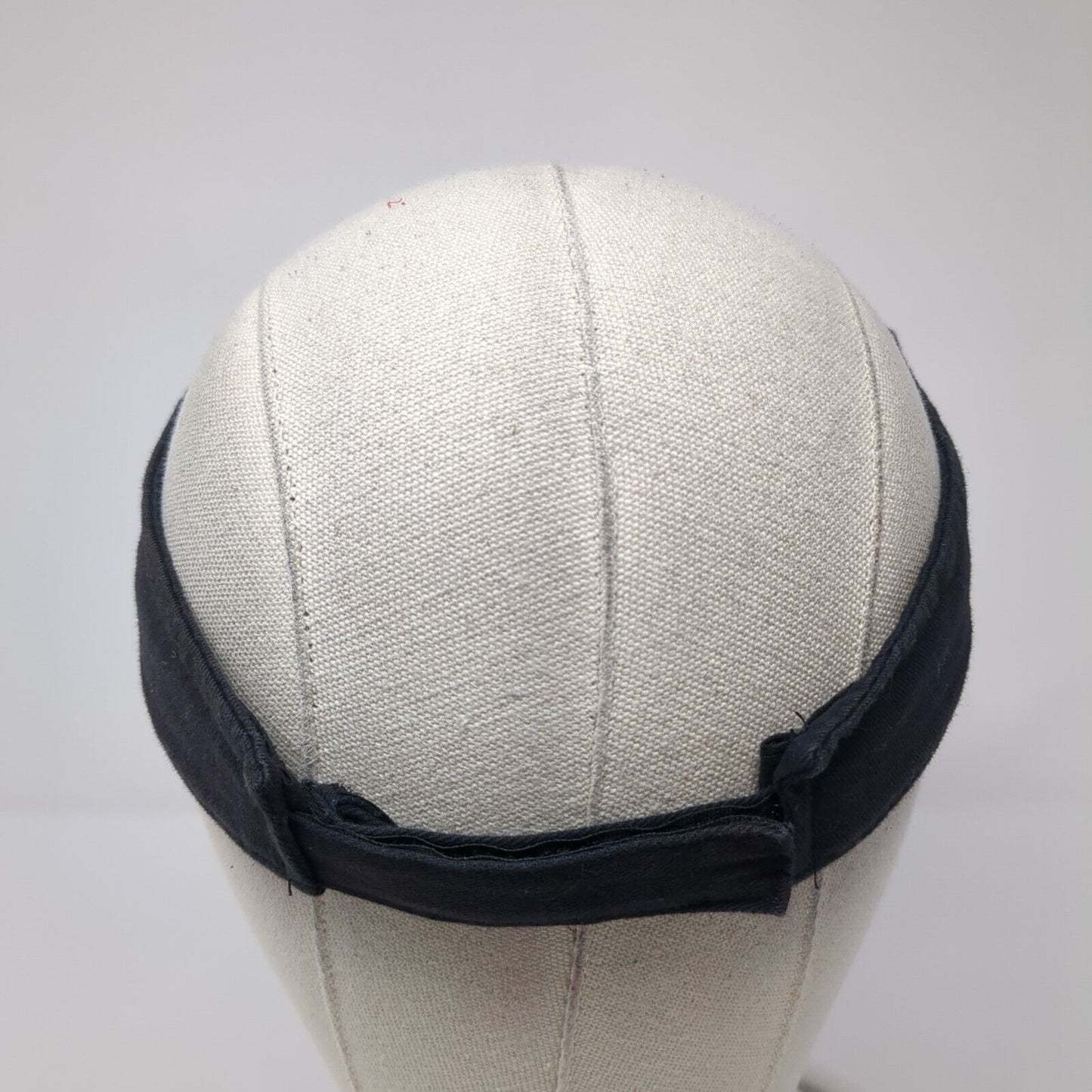 Qdoba Strapback Sun Visor Hat Black One Size Adjustable Embroidered