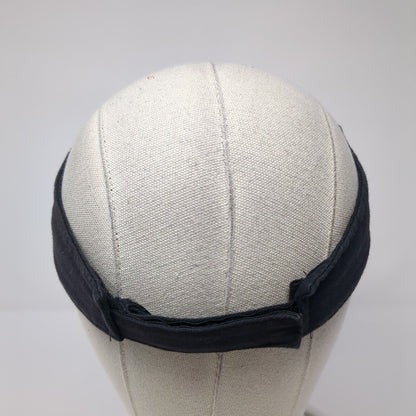 Qdoba Strapback Sun Visor Hat Black One Size Adjustable Embroidered