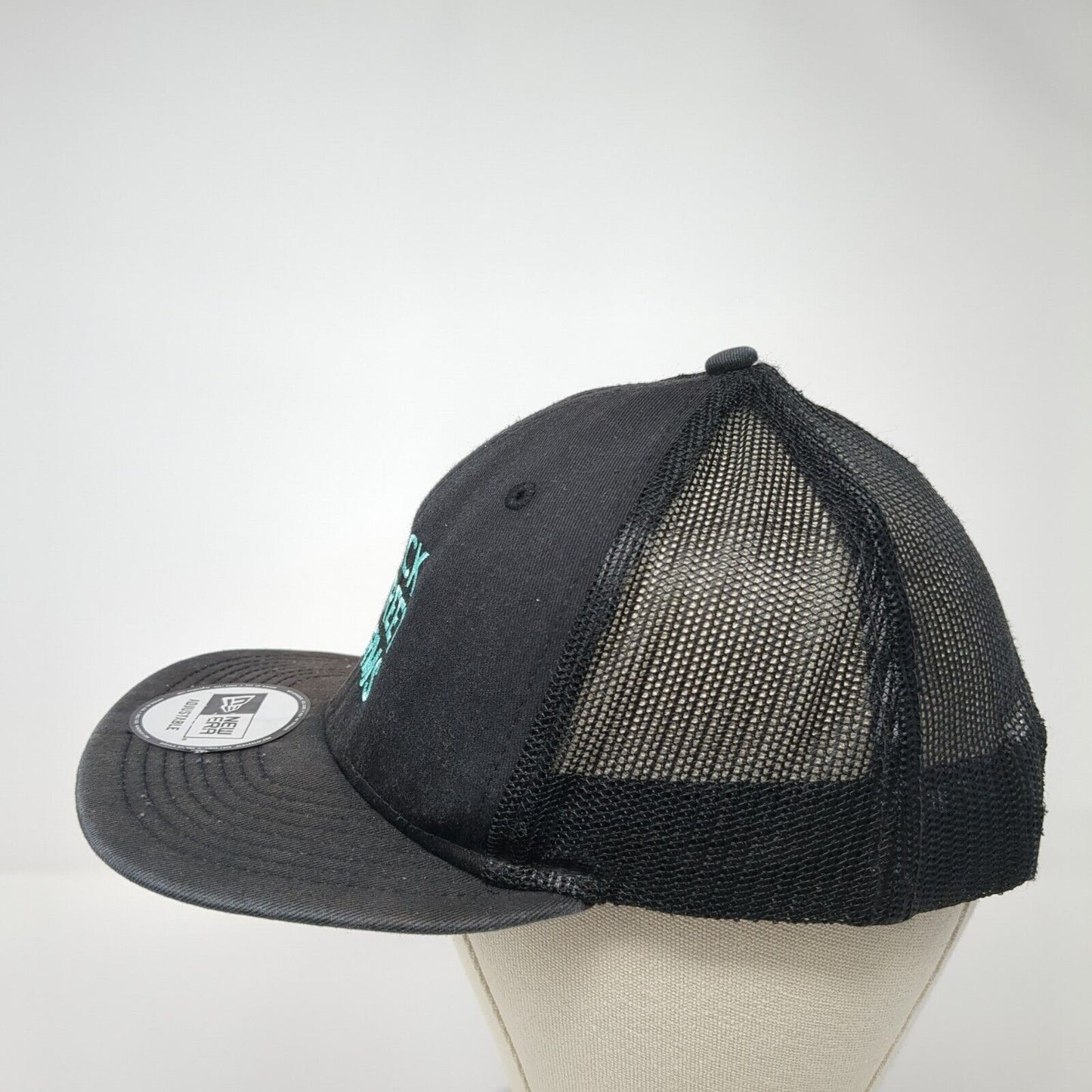 Brick Street Farms Snapback Trucker Hat Black OS Adjustable Mesh Back New Era