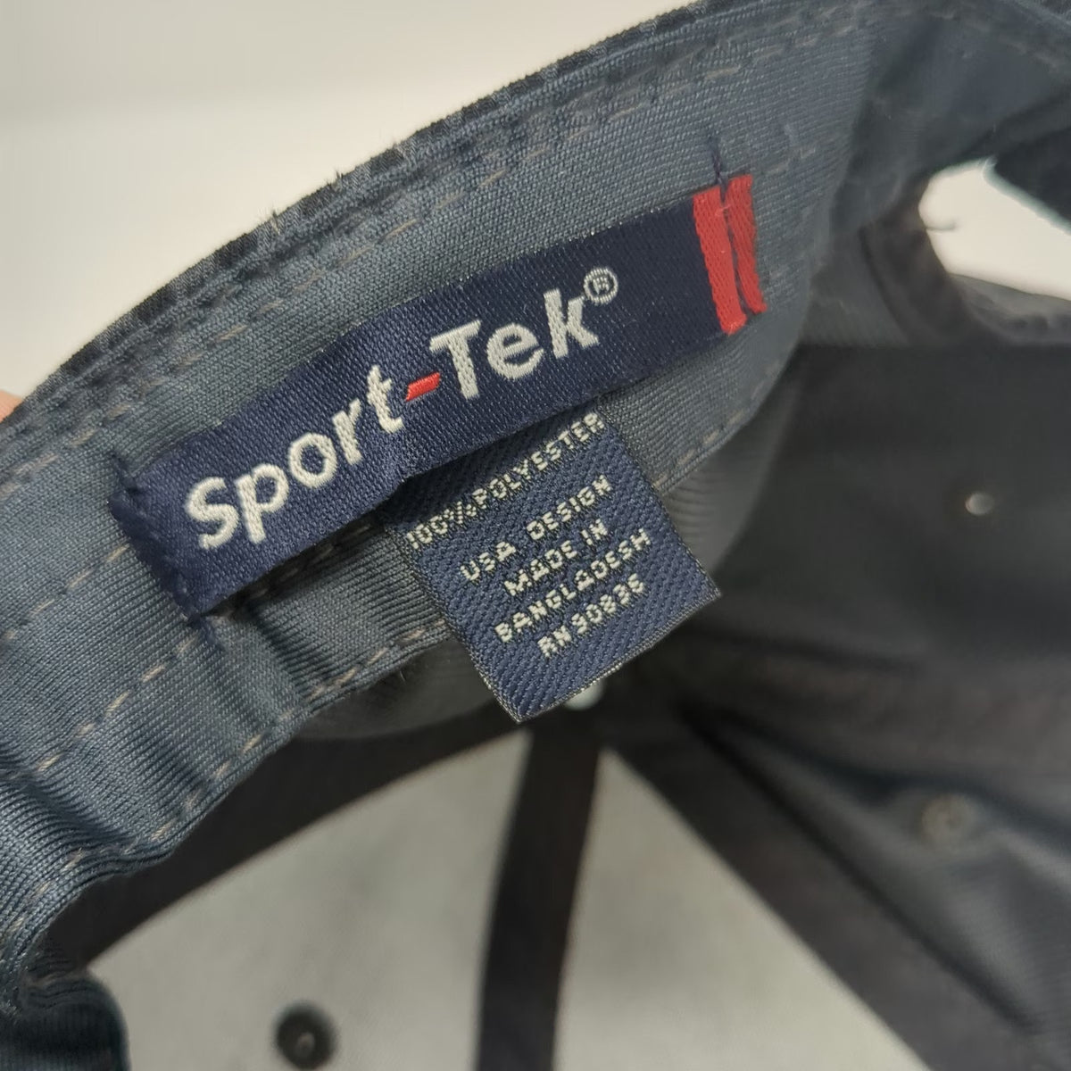 Sport-Tek Miller Welding Logo Gray Baseball Cap One Size Strapback Mesh Hat