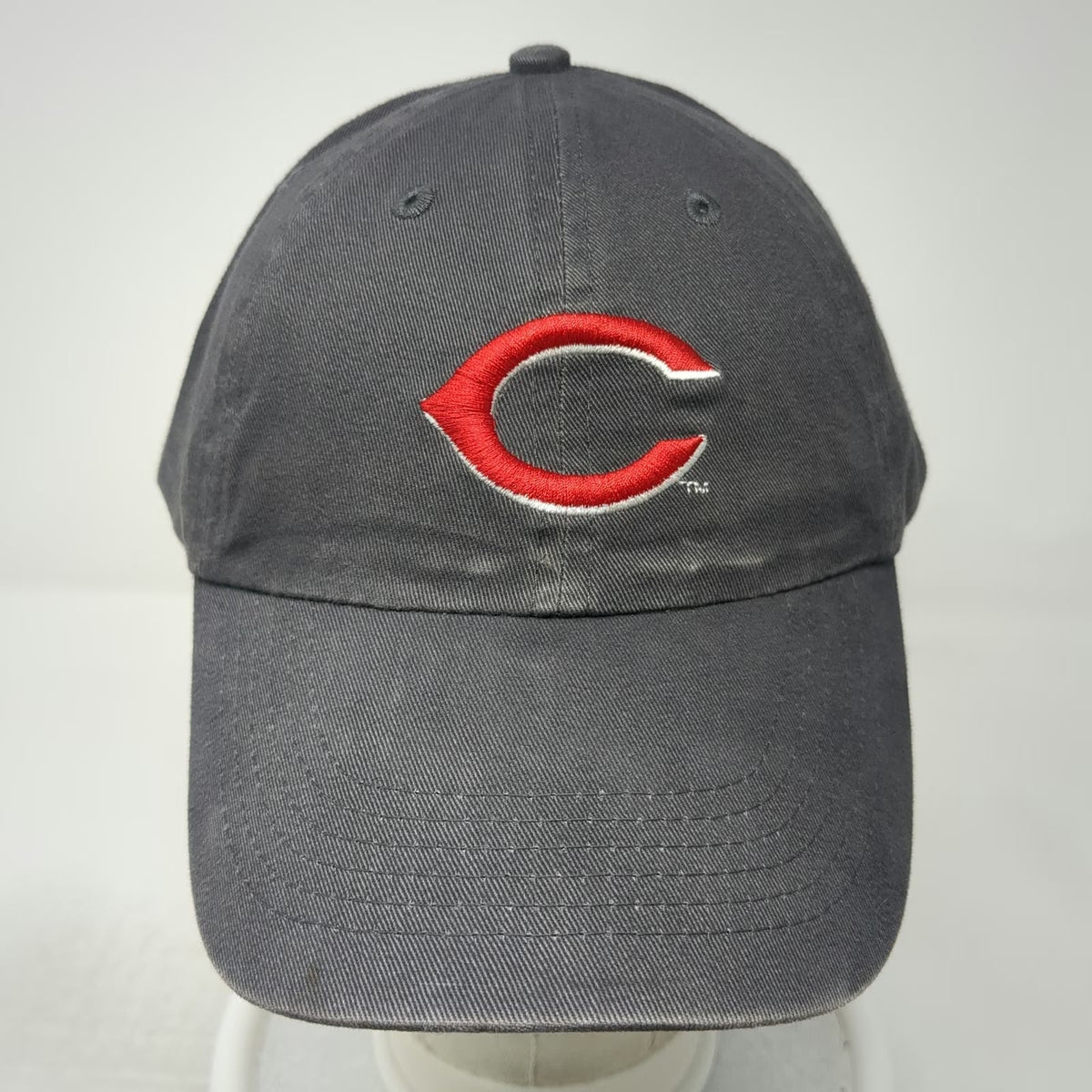 Outdoor Cap Cincinnati Reds MLB Gray Red Baseball Cap One Size Embroidered Hat