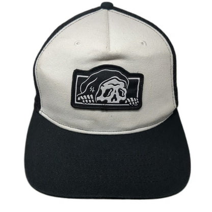 Lurking Class Trucker Hat Black One Size Skull Reaper Mesh Barbed Wire Tape