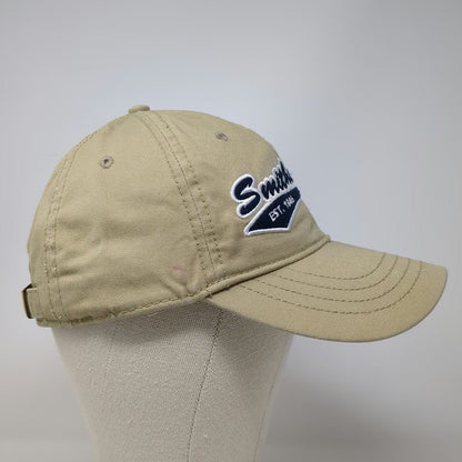 Smithsonian Baseball Cap Beige One Size Washington DC Embroidered Hat EST 1846