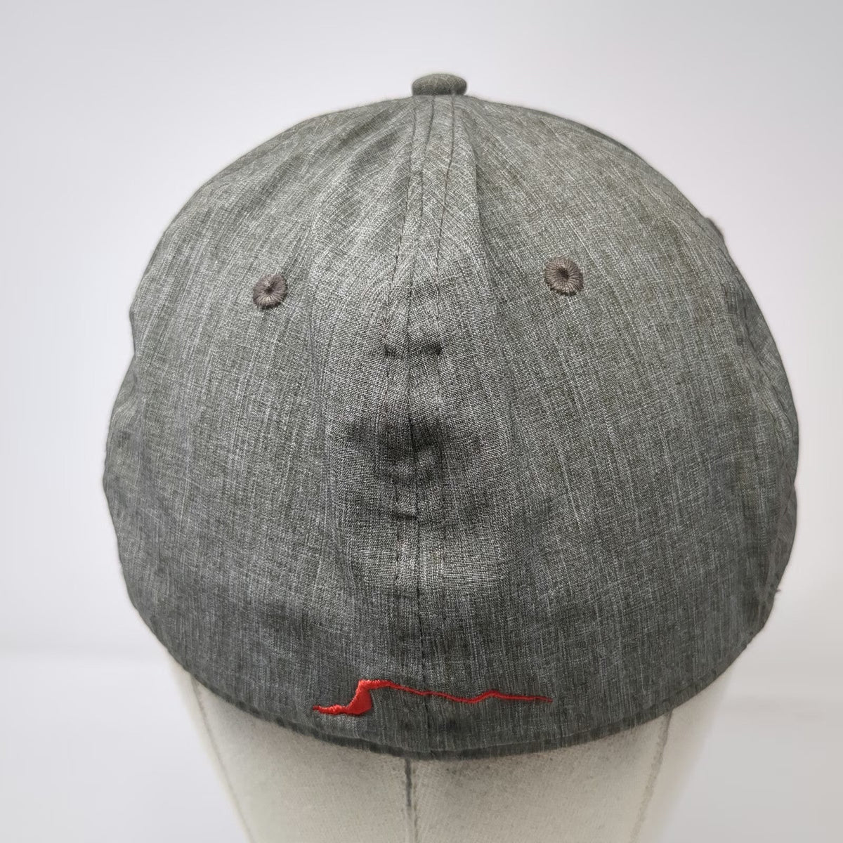 Pukka Baseball Cap Gray M Fitted Jug Mountain Ranch Heathered Stretch Fit Hat