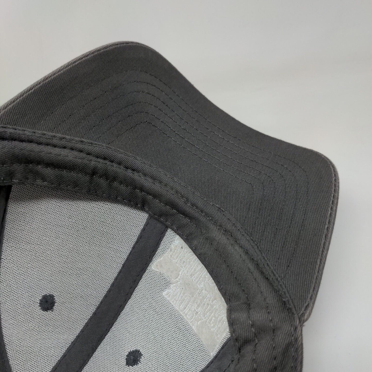 Work Hard Drink Beer Snapback Hat Gray One Size Adjustable Embroidered Brewery