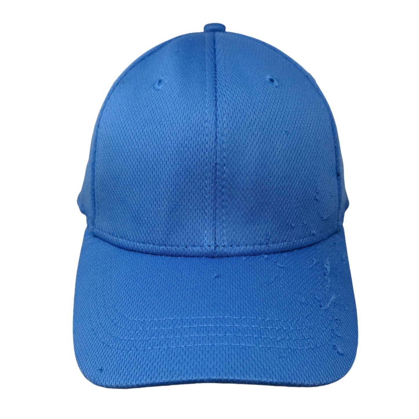 Athletic Works Fitted Hat Blue Small-Medium Solid 6 Panel Vent Holes