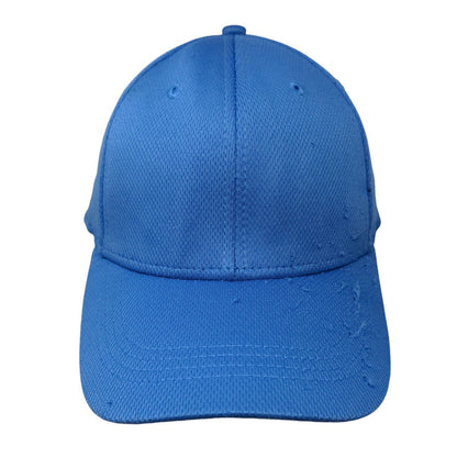 Athletic Works Fitted Hat Blue Small-Medium Solid 6 Panel Vent Holes