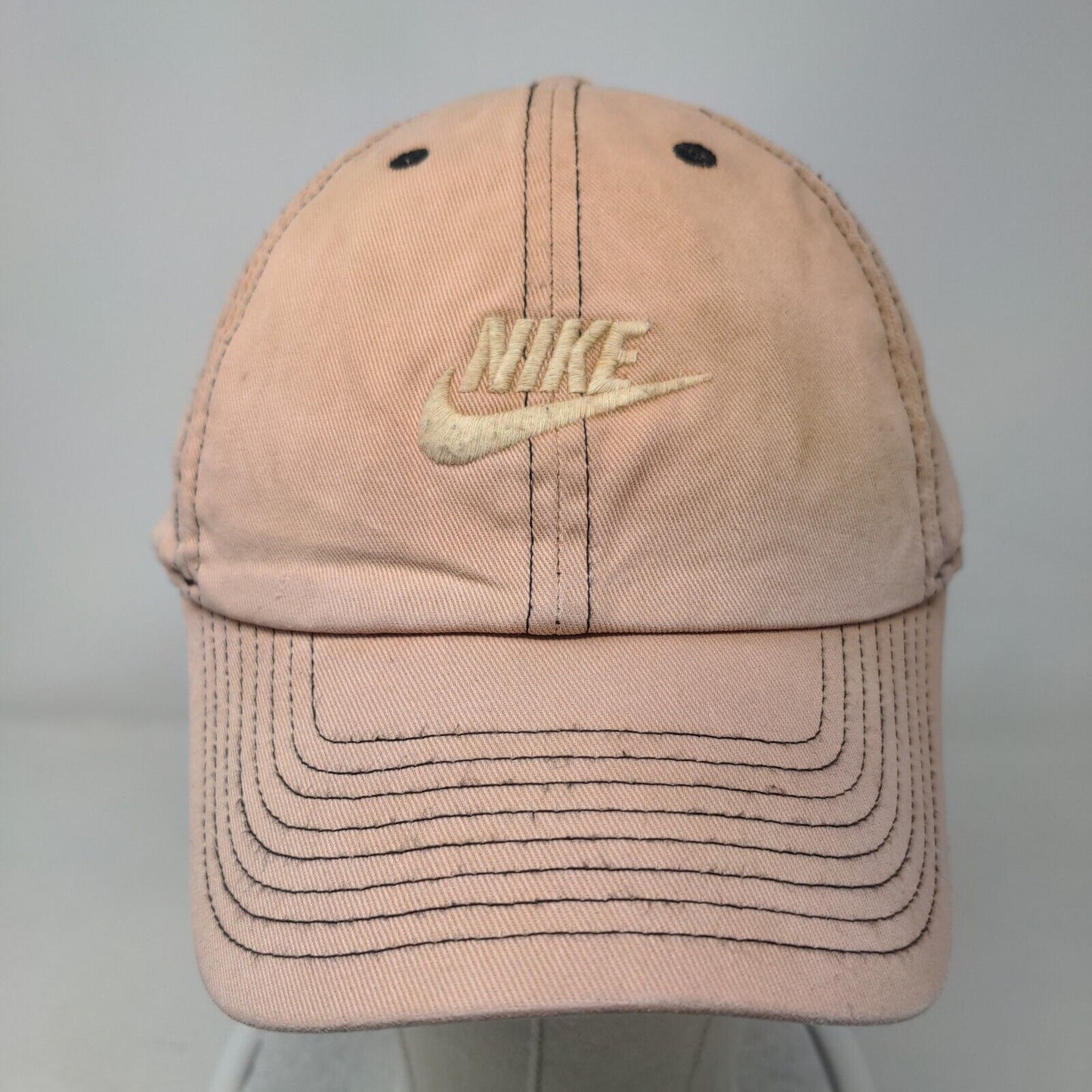 Nike Swoosh Slideback Hat Pink One Size Embroidered 6 Panel Heritage 86