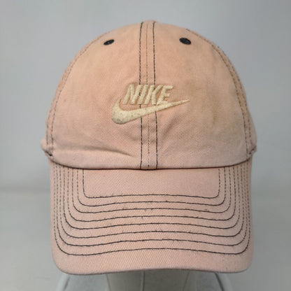 Nike Swoosh Slideback Hat Pink One Size Embroidered 6 Panel Heritage 86