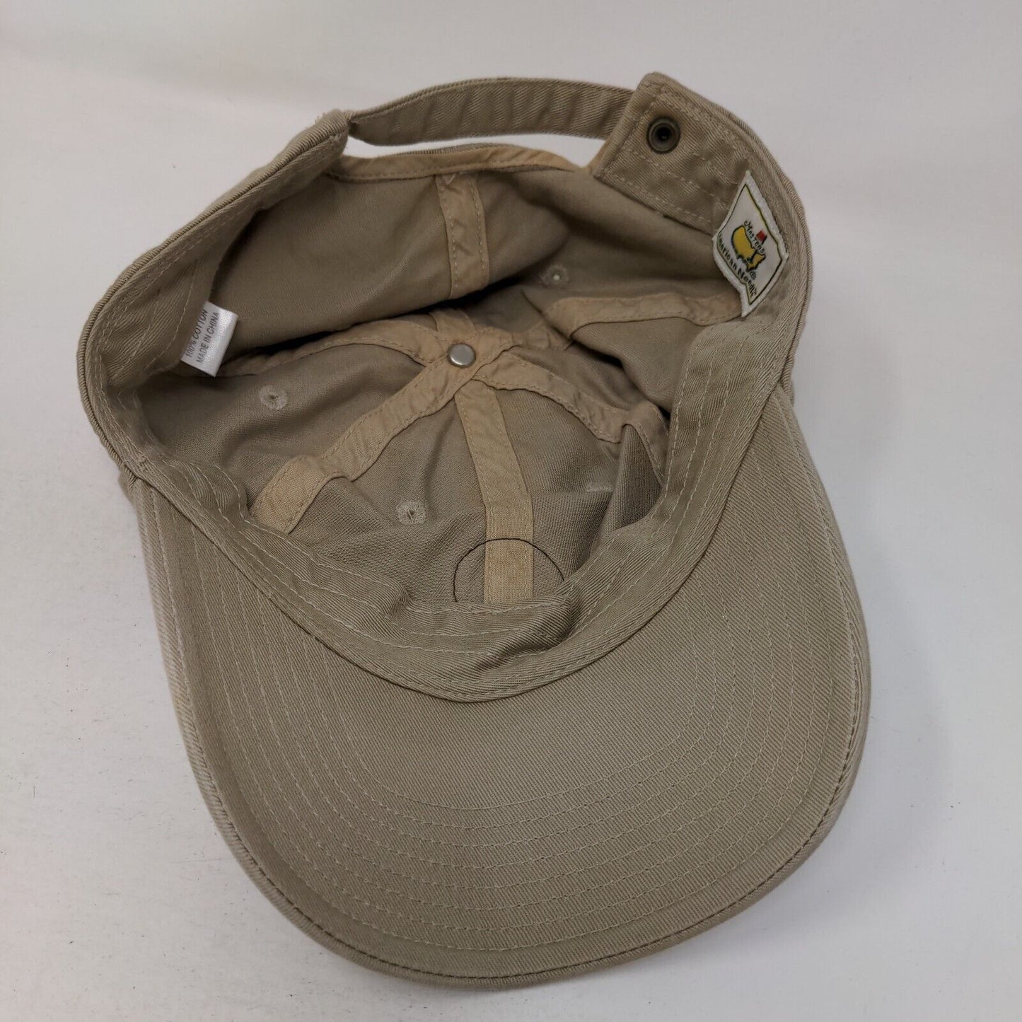 Masters 2006 Augusta GA Slideback Hat Tan One Size Embroidered American Needle