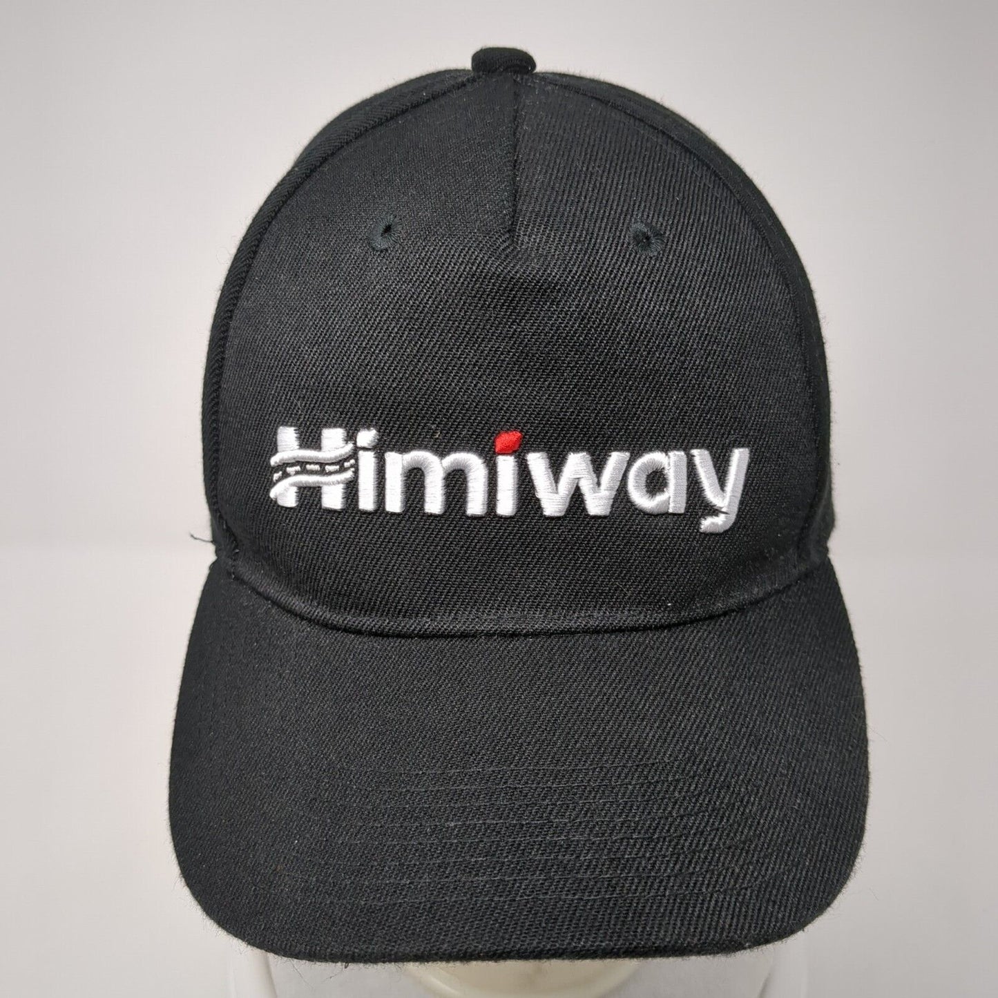 Himiway Snapback Hat Black One Size Solid Embroidered Adjustable