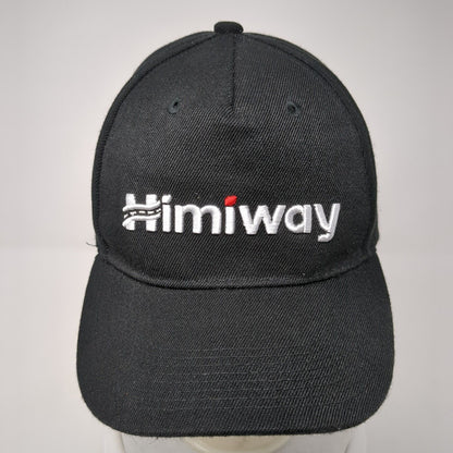 Himiway Snapback Hat Black One Size Solid Embroidered Adjustable