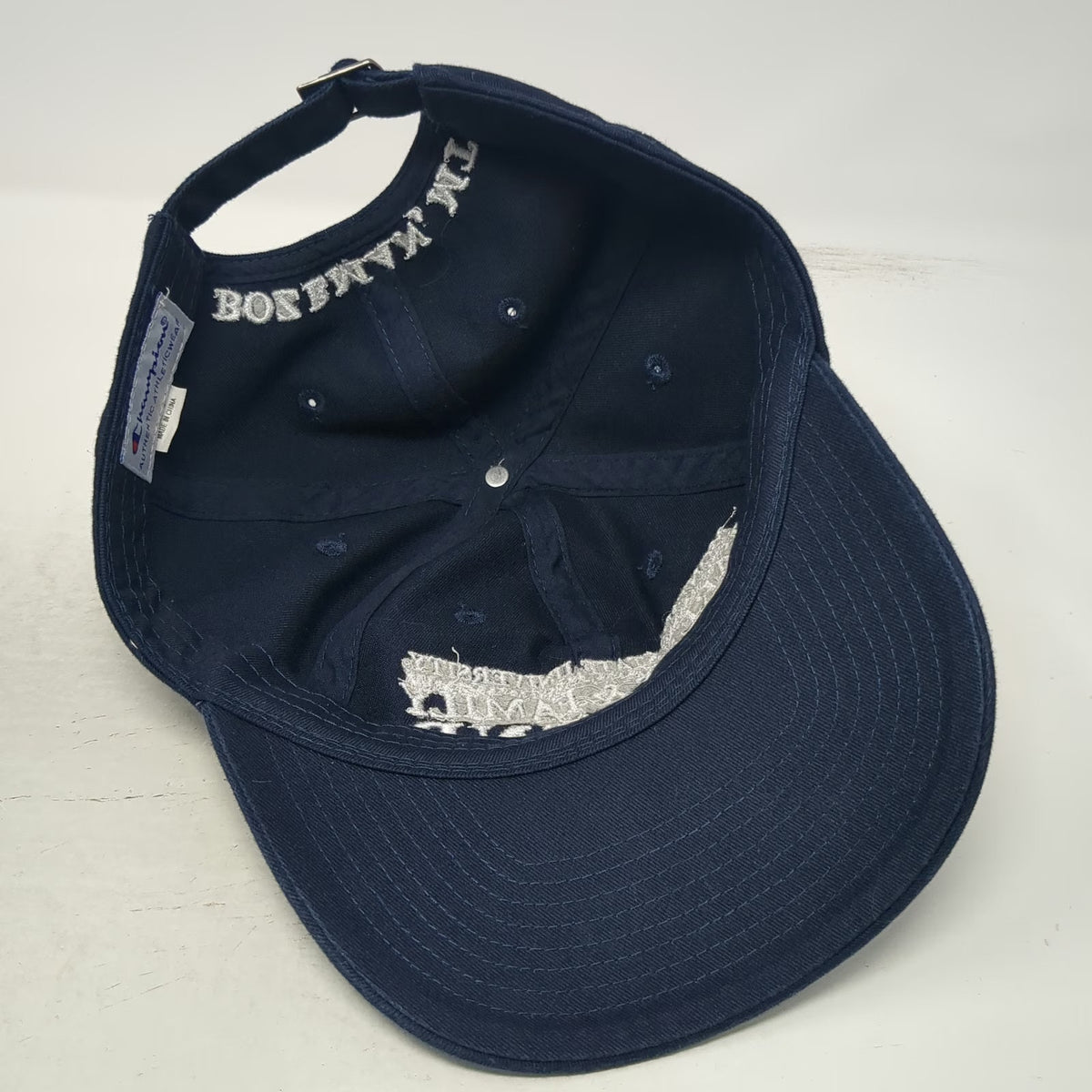 Montana State University NCAA Champion Hat Blue One Size Bozeman MT Slideback