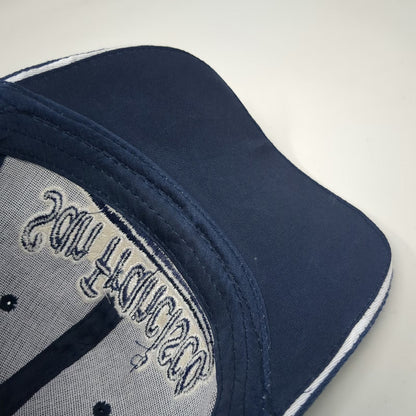 San Francisco SF Blue White Baseball Cap One Size Embroidered Strapback Hat